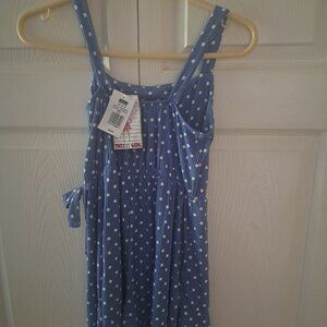 Trixxi Girl Polka Dot light blue girls dress NWT for age 6-8